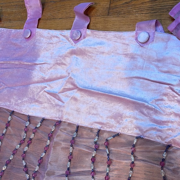 Set of 2 Bombay Kids bead Embellished window sheers - Picture 4 of 4